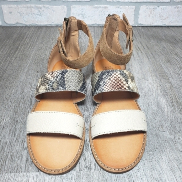 FRYE & CO. EVIE 2 Band Sandal Flats Size 7 - Picture 9 of 12